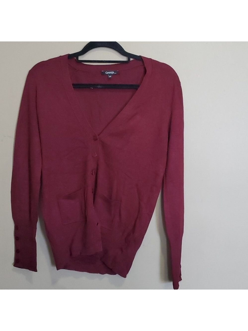 George button up cardigan size small
